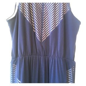 Navy Blue Maxi Dress